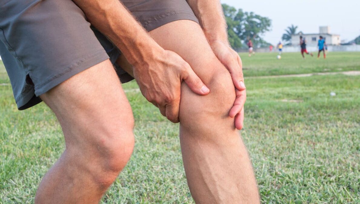 dor no joelho devido à artrite