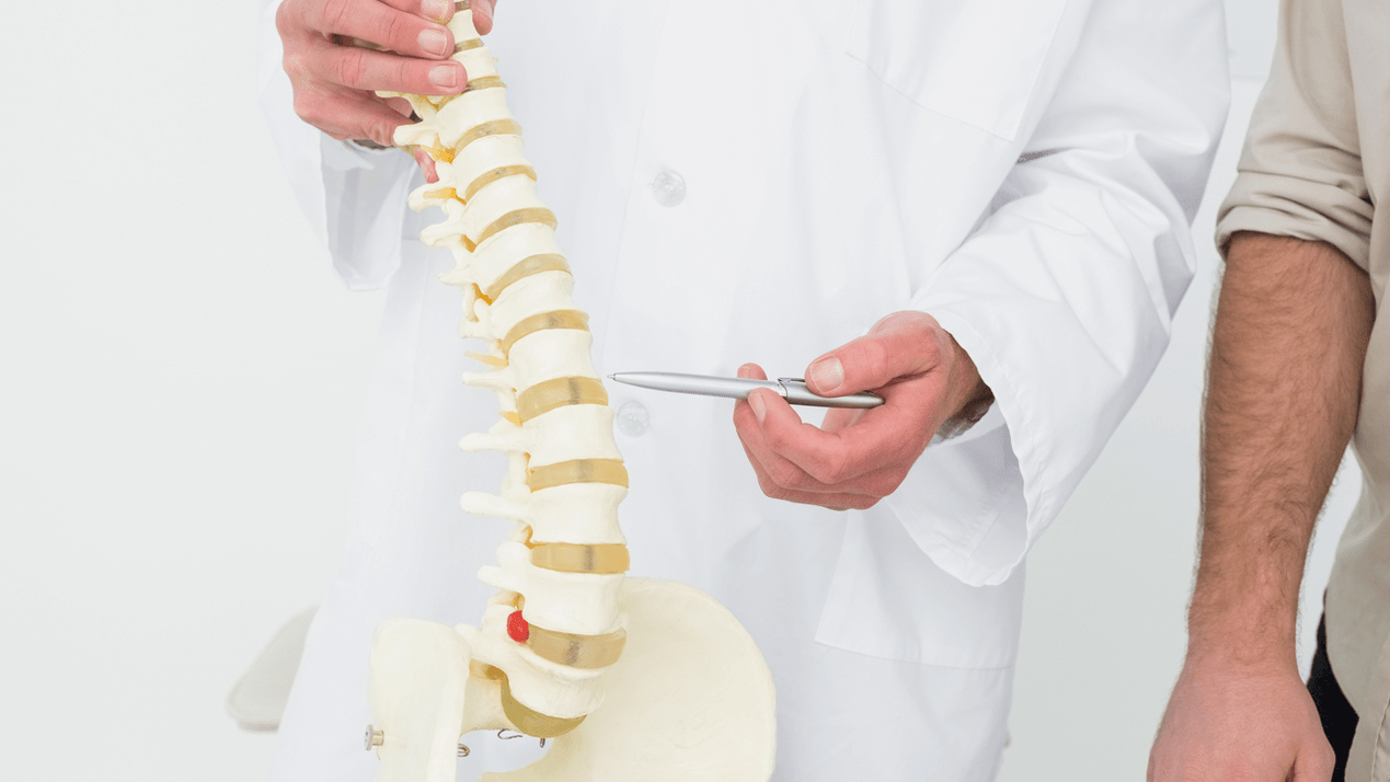 Diagnóstico de dor nas costas em uma consulta médica